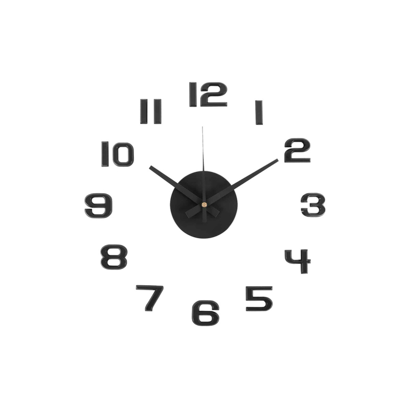 Ρολόι Τοίχου (Φ35) Karlsson DIY Sunset Numbers Black