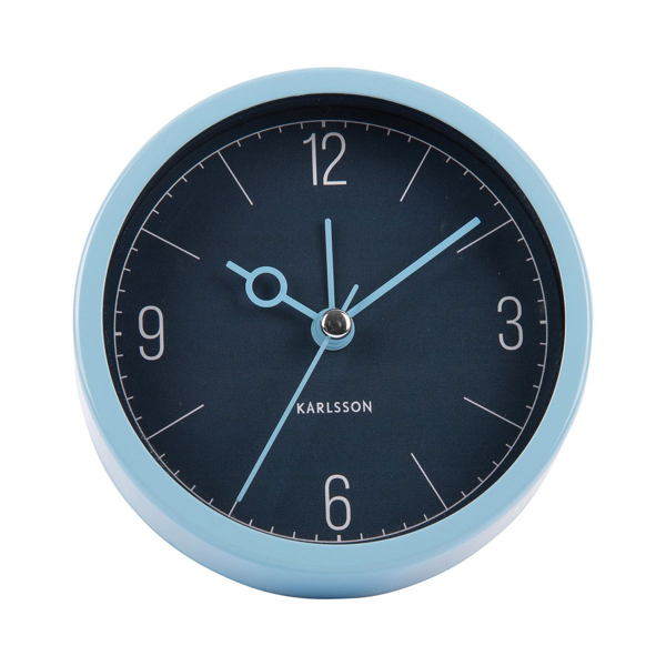 Ρολόι Επιτραπέζιο (Φ9.2) - Ξυπνητήρι Karlsson Monocle Night Blue