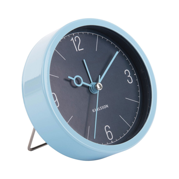 Ρολόι Επιτραπέζιο (Φ9.2) - Ξυπνητήρι Karlsson Monocle Night Blue