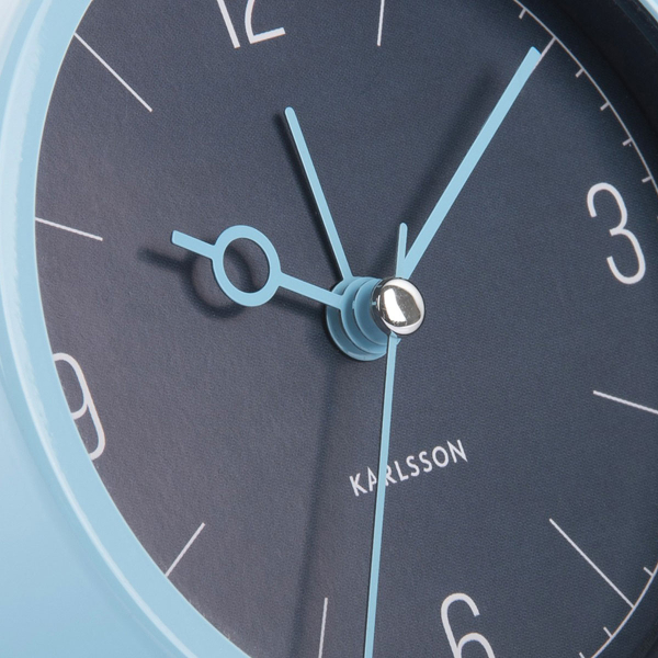 Ρολόι Επιτραπέζιο (Φ9.2) - Ξυπνητήρι Karlsson Monocle Night Blue
