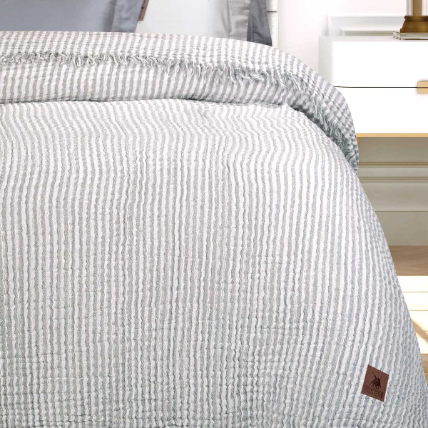 Κουβερτόριο Υπέρδιπλο (220x240) Μουσελίνα Greenwich Polo Club Essential 3467