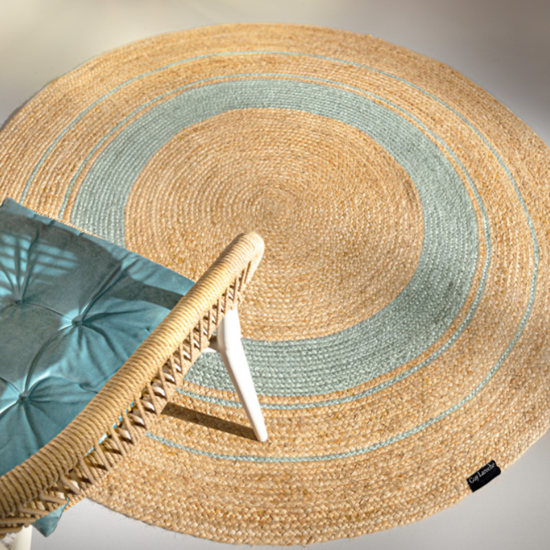 Στρογγυλό Χαλί Καλοκαιρινό (Φ150) Guy Laroche Grande Aqua