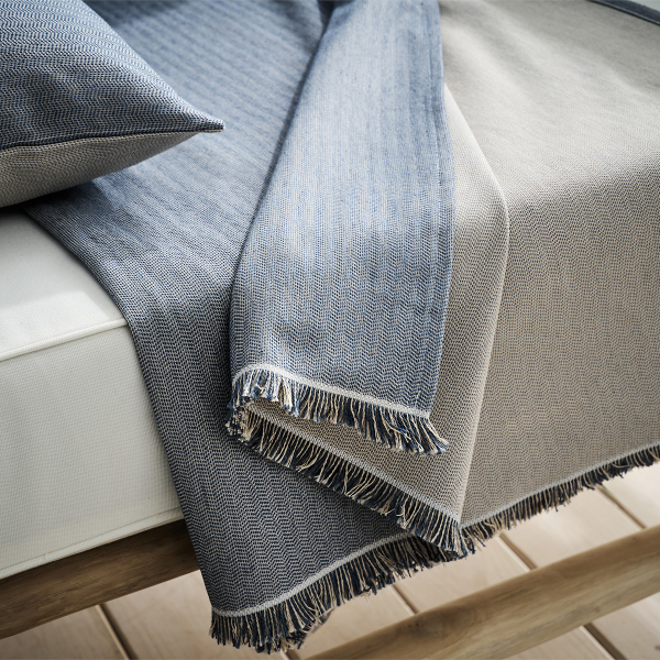 Ριχτάρι Καναπέ Τετραθέσιου (180x350) Ravelia Onda Blue