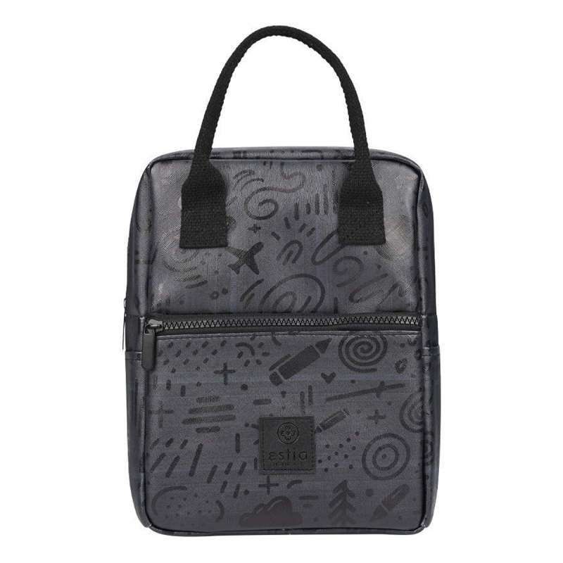 Ισοθερμική Τσάντα Φαγητού 7lt Estia Save The Aegean Noir Echo 01-22389