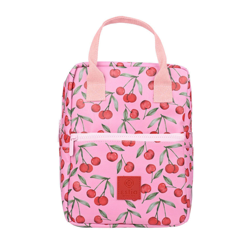 Ισοθερμική Τσάντα Φαγητού 7lt Estia Save The Aegean Cherry Rose 01-22617