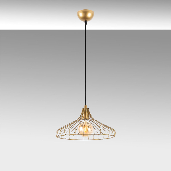 Φωτιστικό Οροφής Μονόφωτο A-G Depay 942FLG1430 Gold