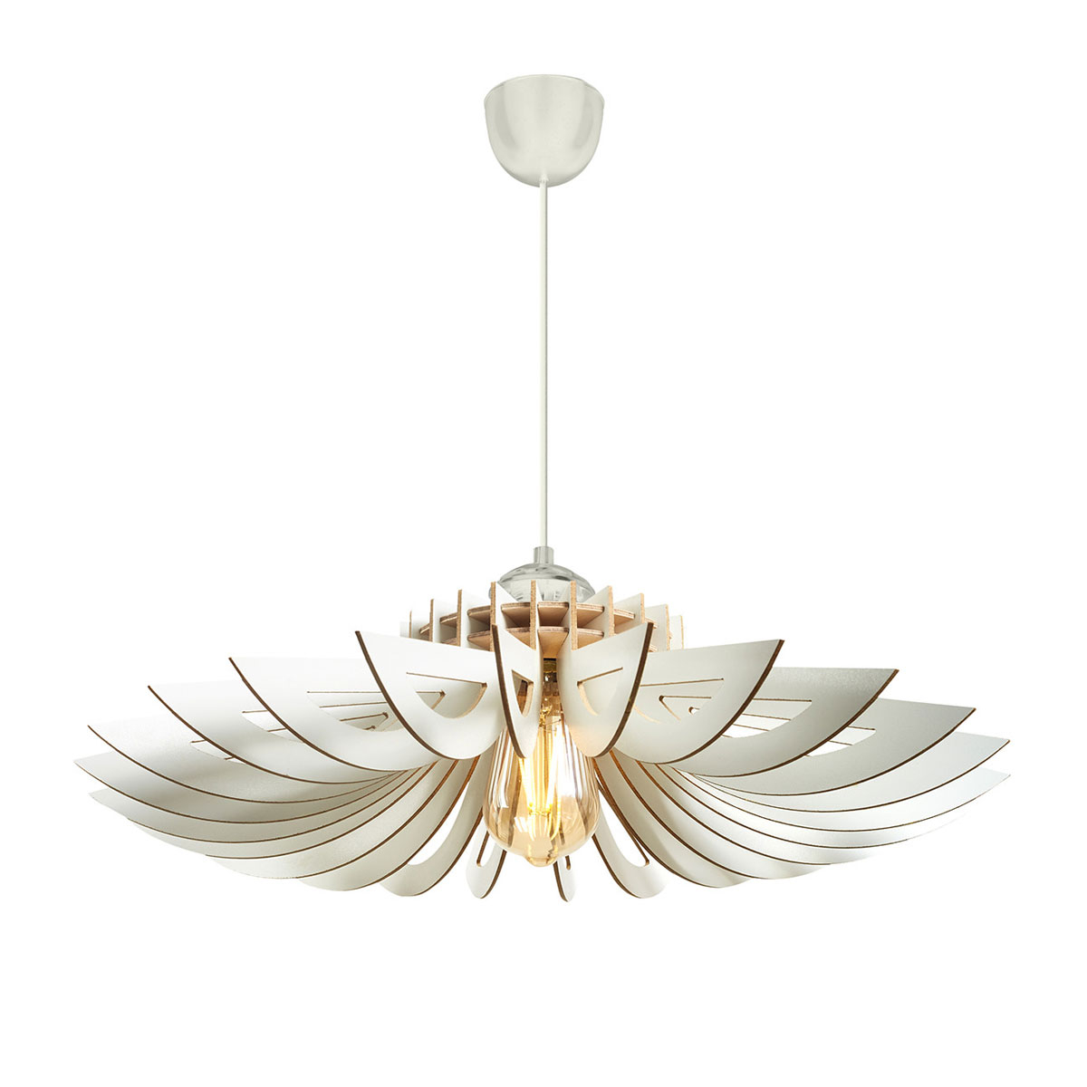 Φωτιστικό Οροφής Μονόφωτο A-G 390Flh1556 White Home Φωτιστικά Spitishop