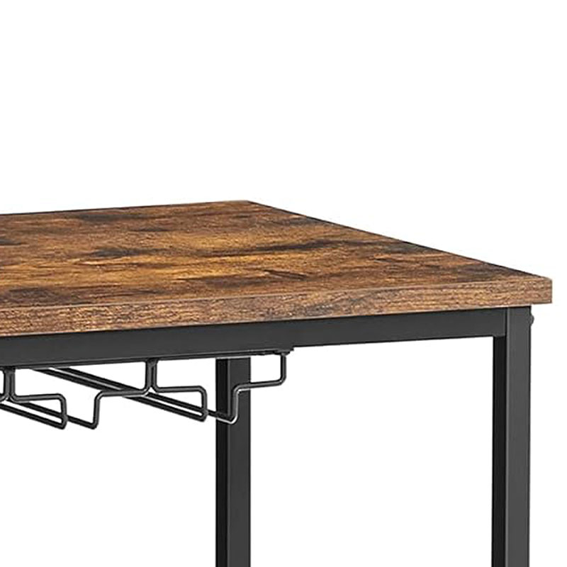 Επιδαπέδια Κάβα Ποτών για 5 Μπουκάλια (60X40X75) Vasagle Lrc087B01 Home Διακόσμηση Μπουκαλοθήκες Spitishop