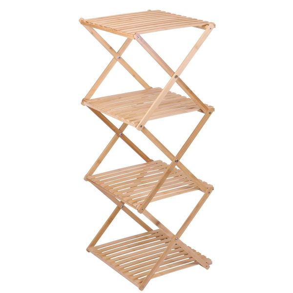 Πτυσσόμενη Ραφιέρα Δαπέδου 4 Θέσεων (40x33.5x93.5) Alpina 871125224740