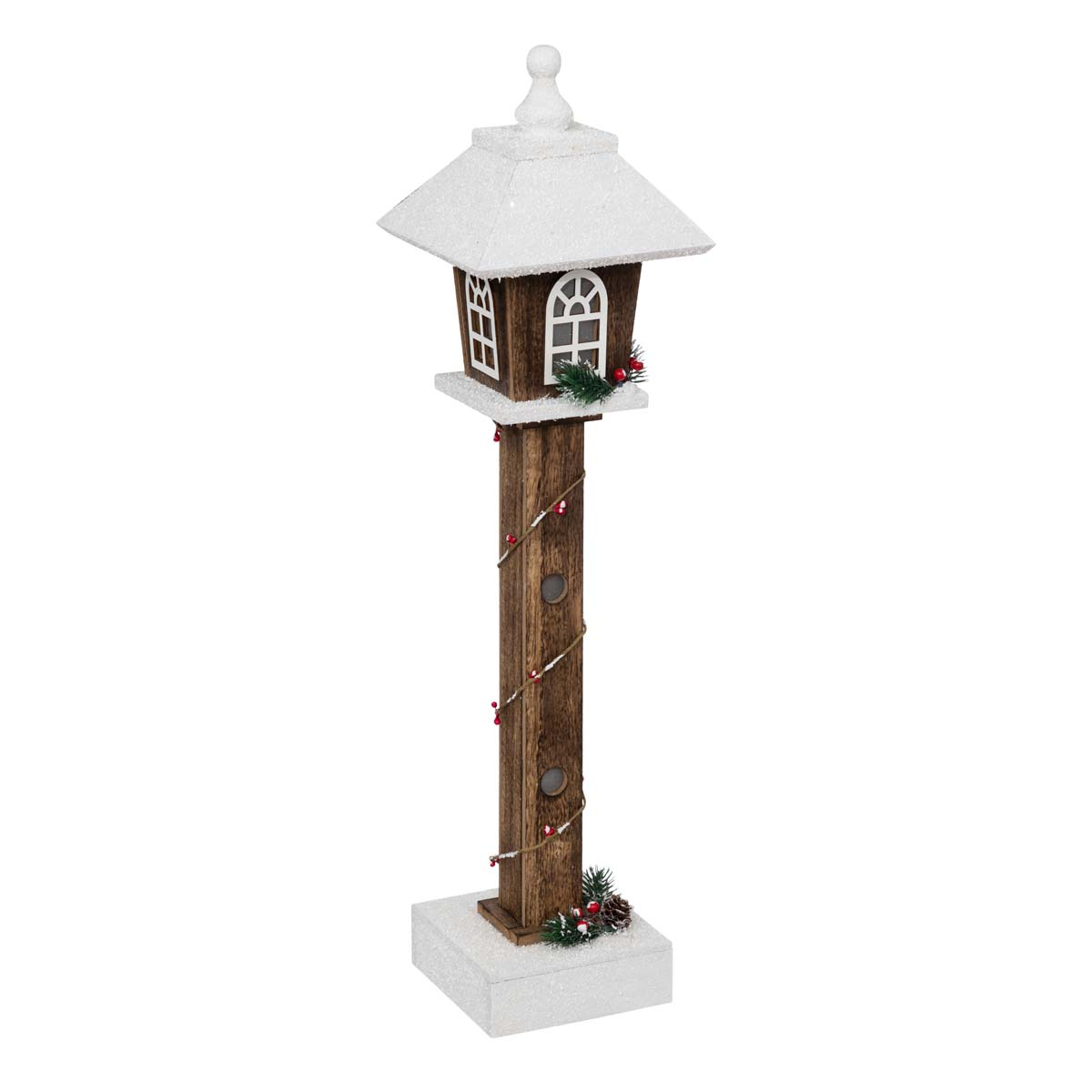 Χριστουγεννιάτικο Φανάρι με Led (16X16X60) A-S Lantern 191360 Home Χριστουγεννιάτικα Διακοσμητικά Φως Spitishop