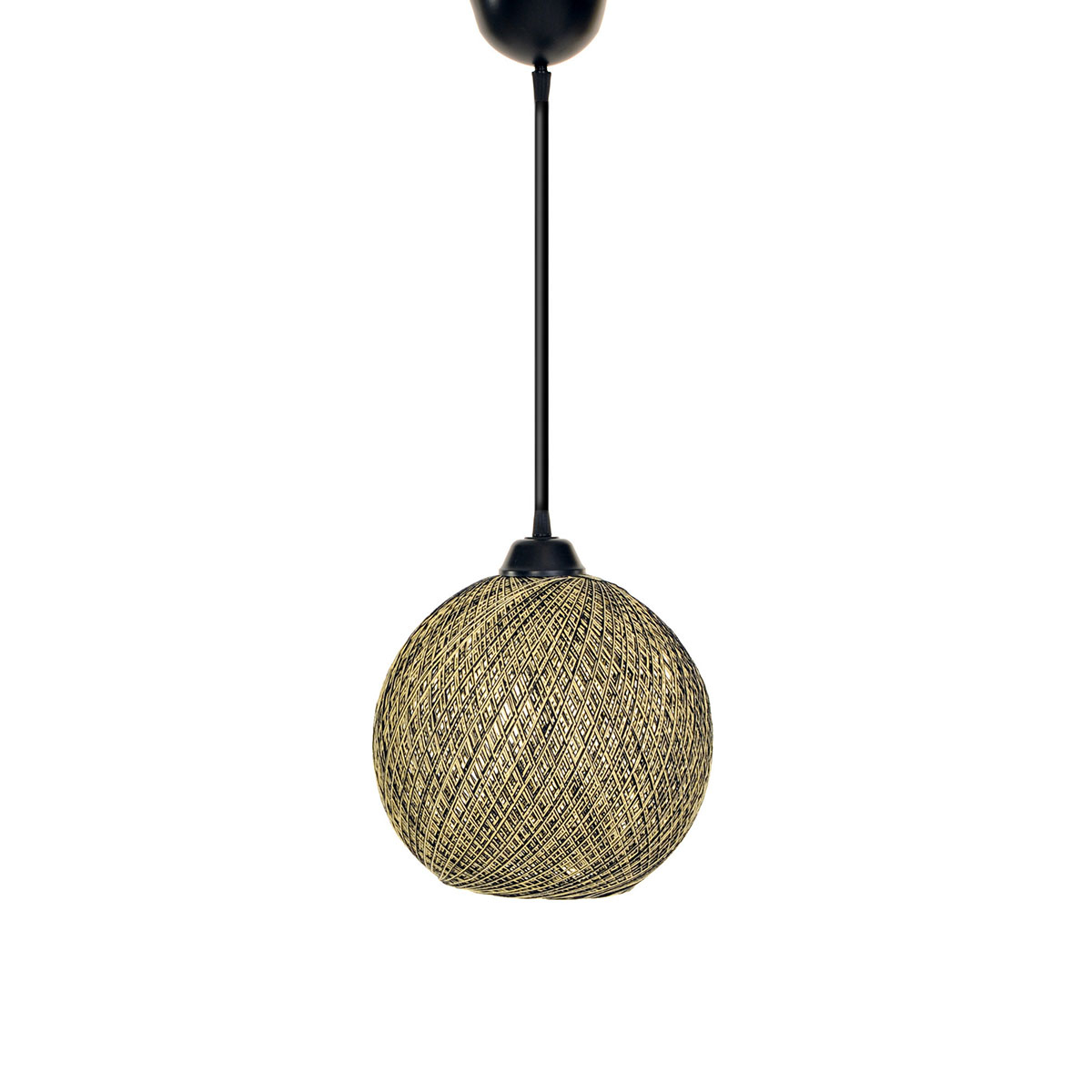 Φωτιστικό Οροφής Μονόφωτο A-G 390Flh1578 Yellow Black Home Φωτιστικά Spitishop