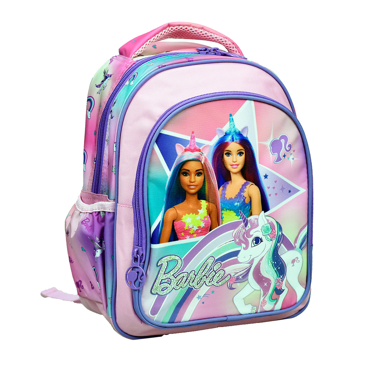 Gim Σχολική Τσάντα Νηπιαγωγείου (25x15x30) Gim Barbie Unicorn