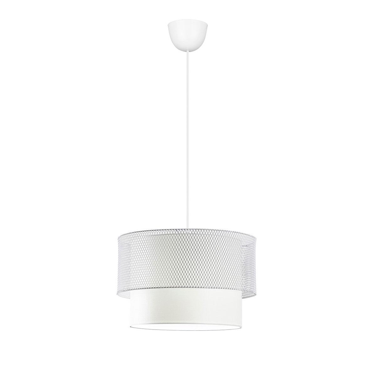Φωτιστικό Οροφής Μονόφωτο A-G Cake 390Flh1814 White Home Φωτιστικά Spitishop