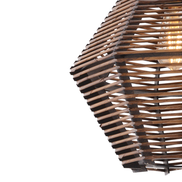 Φωτιστικό Οροφής Μονόφωτο A-G Faunus 390FLH2272 Brown