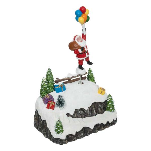 Χριστουγεννιάτικο Χωριό Με Led & Κίνηση (17x12.5x22.5) F-R 199710