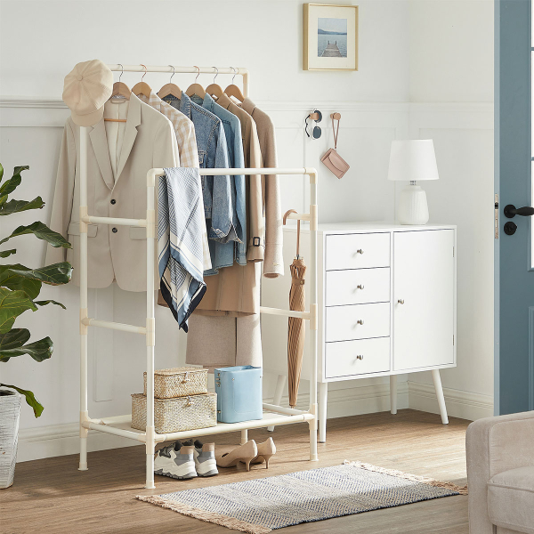 Κρεμάστρα Δαπέδου Διπλή (88x44x154) Songmics RDR01WT