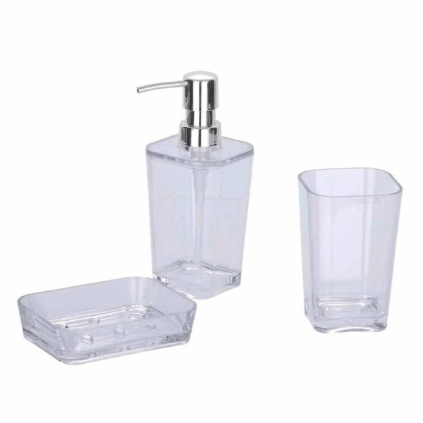Dispenser Μπάνιου 330ml Wenko Candy Transparent 20300100