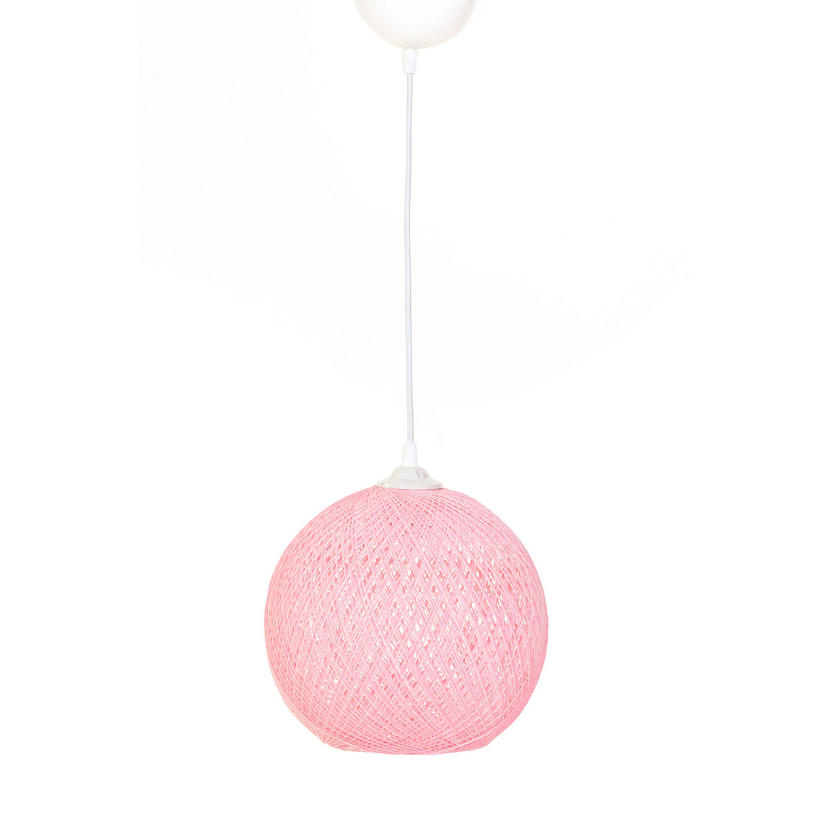 Φωτιστικό Οροφής Μονόφωτο A-G 390Flh1576 Pink White Home Φωτιστικά Spitishop