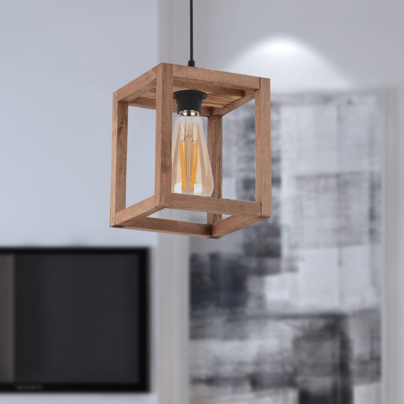 Φωτιστικό Οροφής Μονόφωτο A-G Cube 390FLH1841 Brown