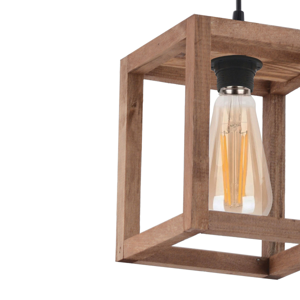 Φωτιστικό Οροφής Μονόφωτο A-G Cube 390FLH1841 Brown