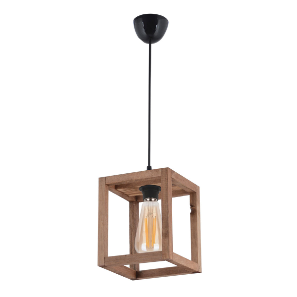 Φωτιστικό Οροφής Μονόφωτο A-G Cube 390FLH1841 Brown