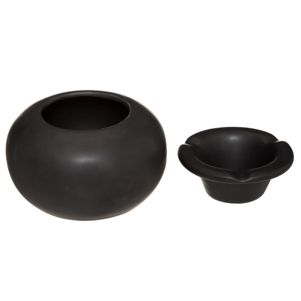 Σταχτοδοχείο A-S Round Black 173413