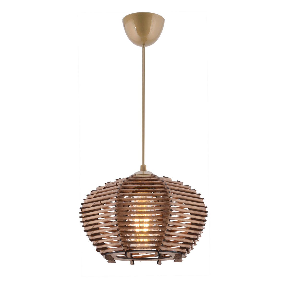 Φωτιστικό Οροφής Μονόφωτο A-G Barlas 390Flh2276 Brown Home Φωτιστικά Spitishop