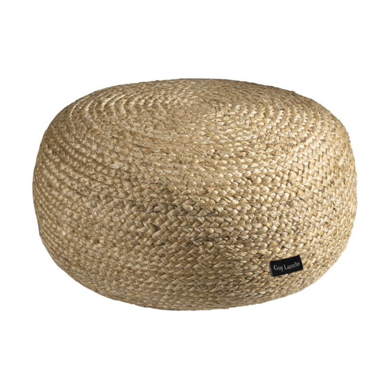 Πουφ (Φ65x30) Guy Laroche Ottoman Natural