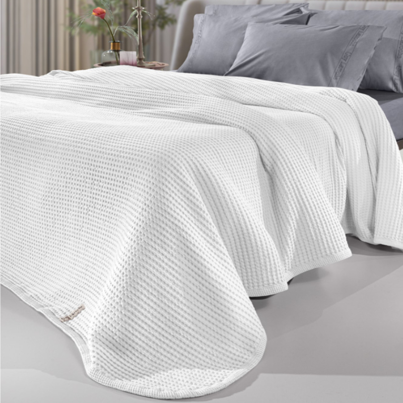 Κουβέρτα Πικέ Μονή (160x240) Guy Laroche Eternity Snow White