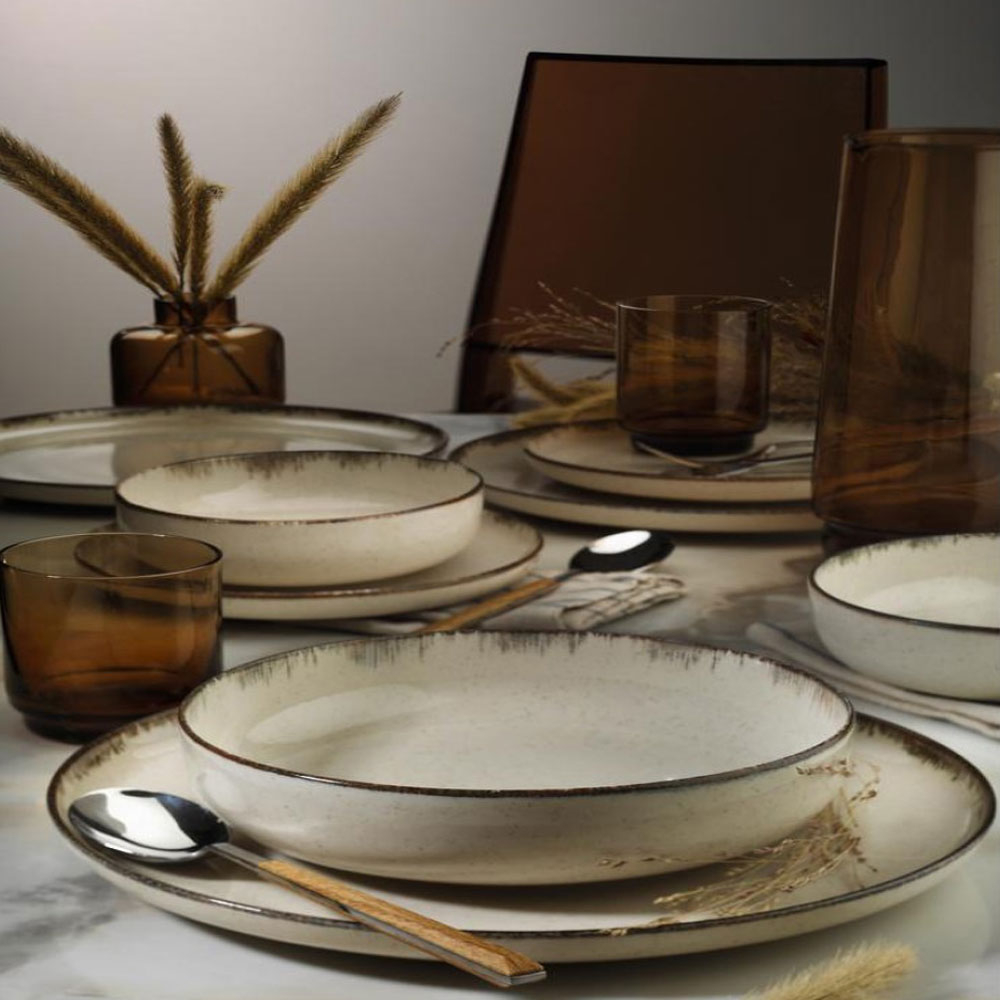 Πιατέλα Σερβιρίσματος Ορθογώνια (30x22) Kutahya Porselen Tan-P02 Cinnamon φωτογραφία