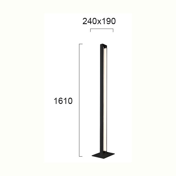 Φωτιστικό Δαπέδου Led Viokef Tiffany 4220800 Home Φωτιστικά Spitishop