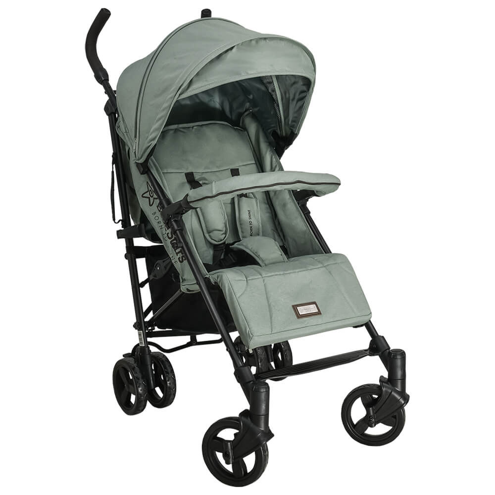 Bebe Stars Καρότσι Μπαστούνι (6-36 Μηνών) Bebe Stars Buggy Adam Fresh Mint 186-174
