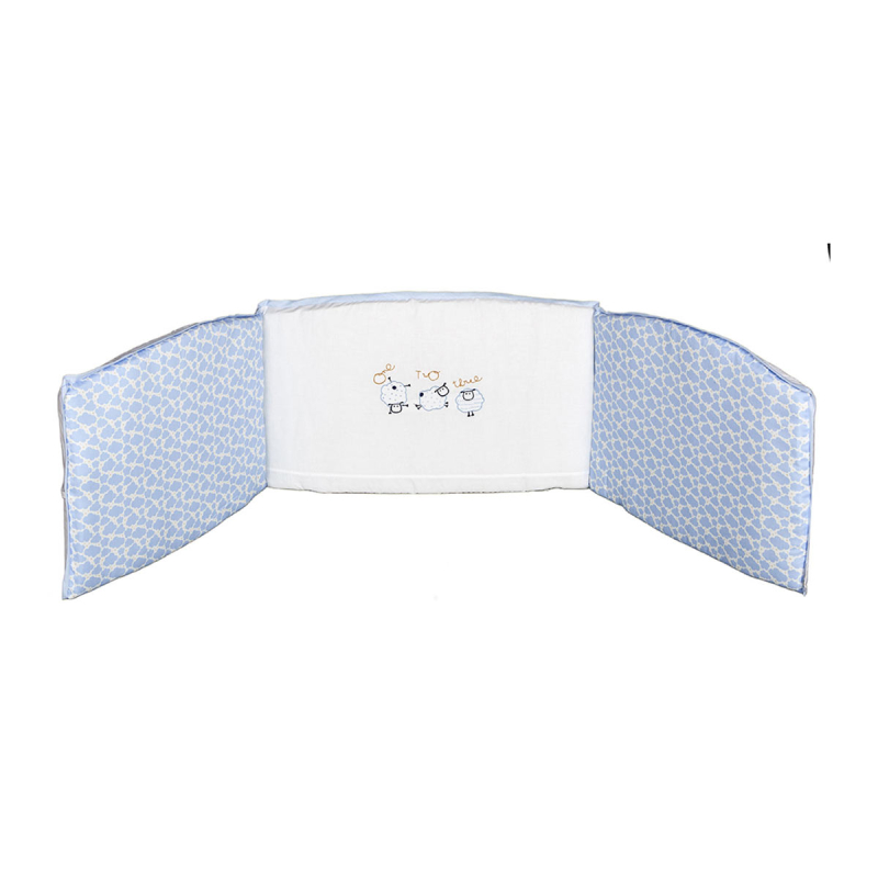 Πάντα Κούνιας (195x35) Κόσμος Του Μωρού Sheep Σιέλ