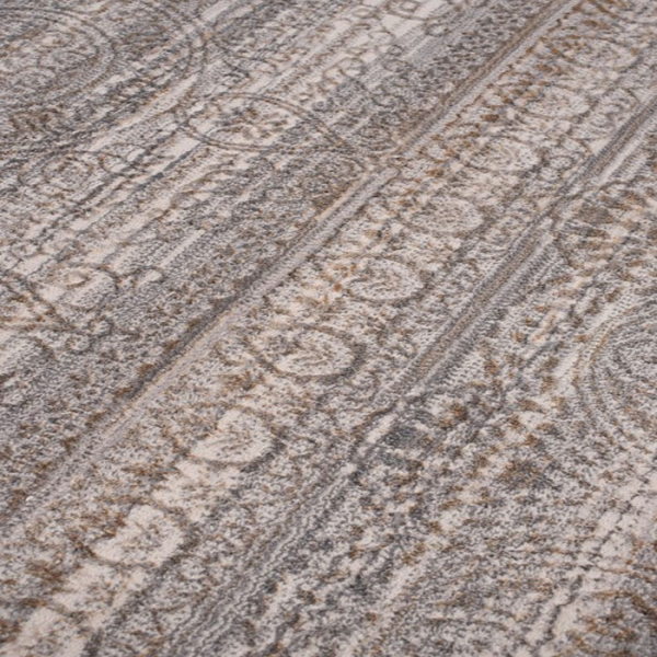 Χαλί (160x230) Βιοκαρπέτ Cresset 6004A Grey/Gold