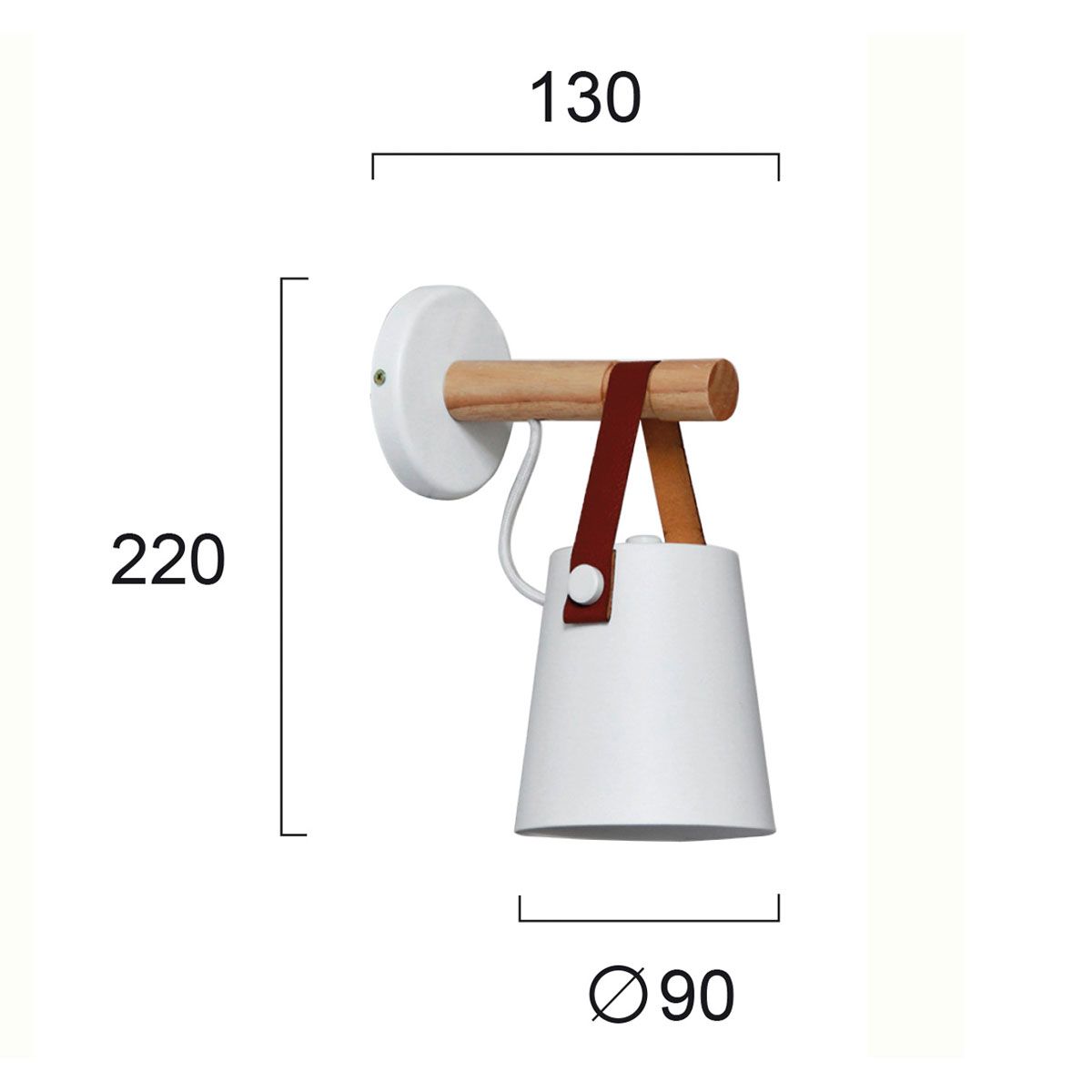 Απλίκα Τοίχου Viokef Vetra 4231600 Home Φωτιστικά Spitishop