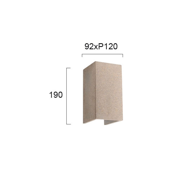 Απλίκα LED Εξωτερικού Χώρου Viokef Patrick Grey 4240900