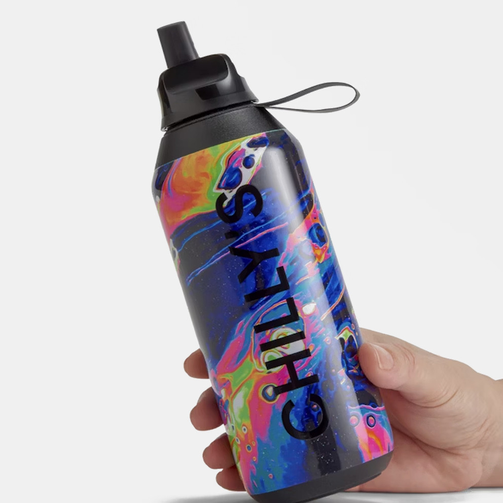 Chilly's Μπουκάλι Θερμός 500ml Chilly's Series 2 Flip Neon Galaxy