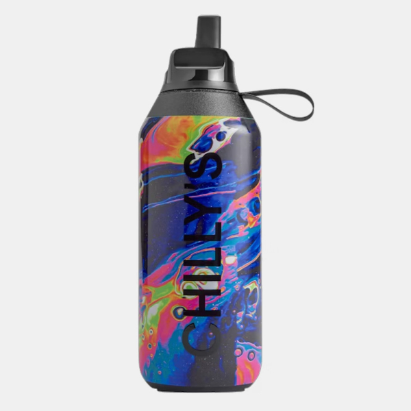 Μπουκάλι Θερμός 500ml Chilly's Series 2 Flip Neon Galaxy