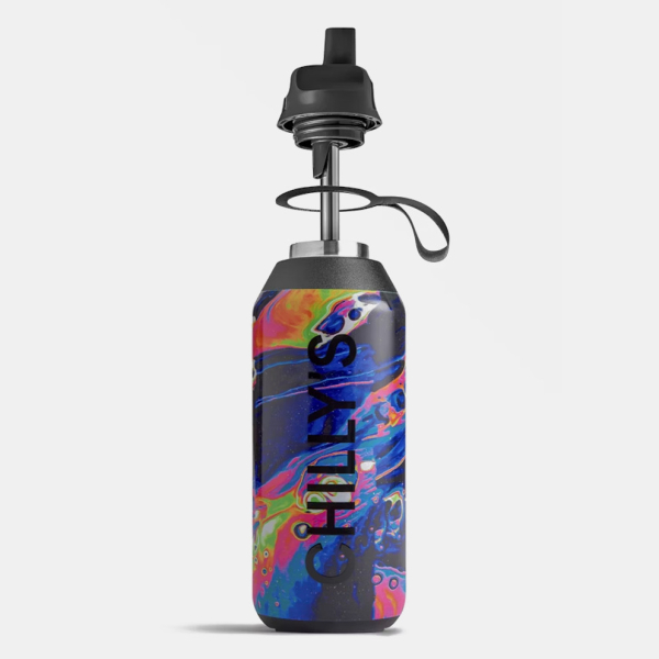 Μπουκάλι Θερμός 500ml Chilly's Series 2 Flip Neon Galaxy