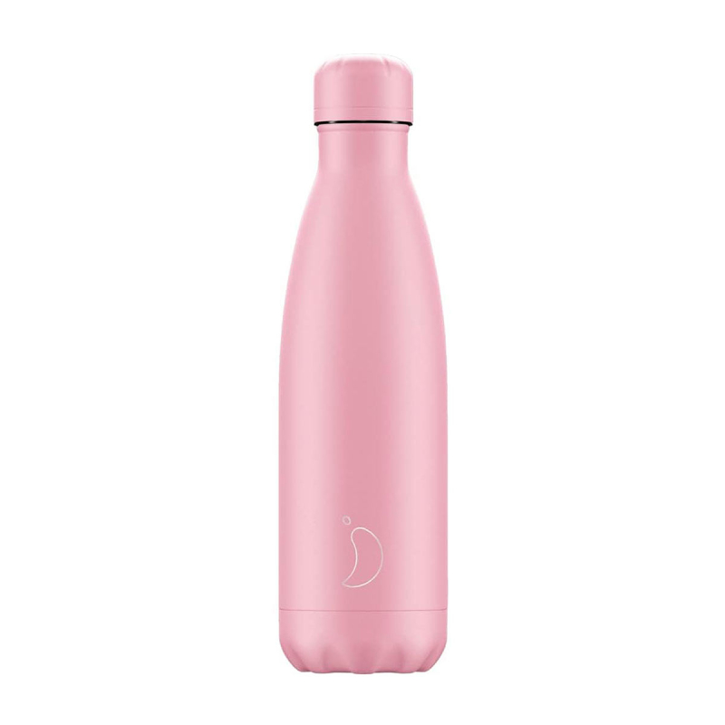 Μπουκάλι Θερμός 500ml Chilly's Bottle All Pastel Pink