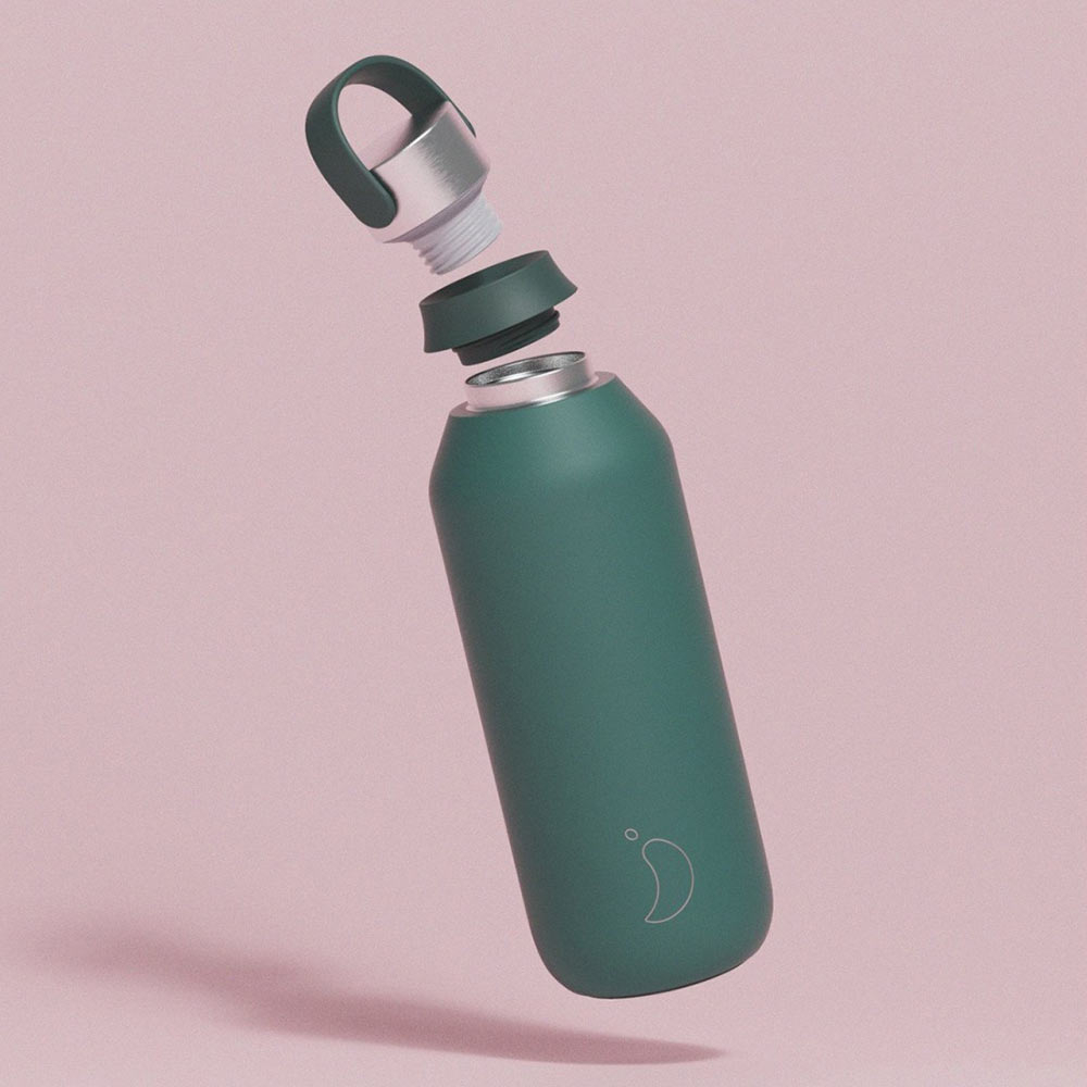 Μπουκάλι Θερμός 500Ml Chilly&Apos S Series 2 Bottle Pine Green Home Οργάνωση & Αποθήκευση Spitishop