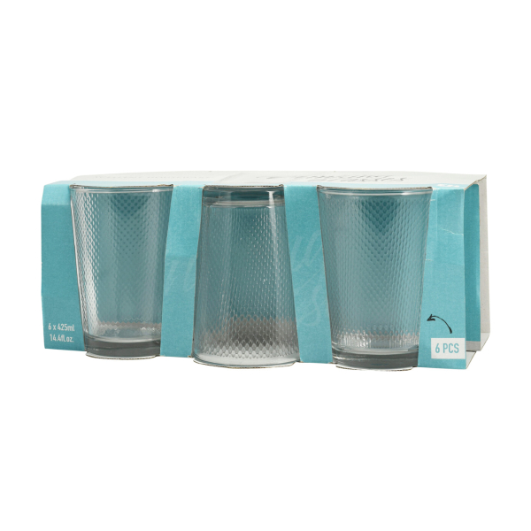 Ποτήρια Νερού 280ml (Σετ 6τμχ) K-M YE6000770