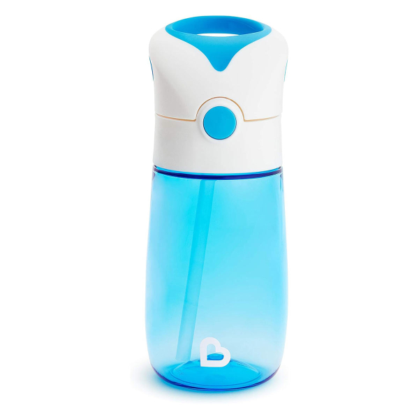 Παγούρι 355ml Με Καλαμάκι Munchkin Flip & Go Blue