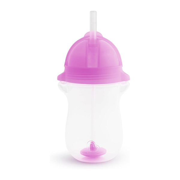 Ποτήρι Εκπαιδευτικό 296ml Με Καλαμάκι Munchkin Tip N Sip Tall Purple