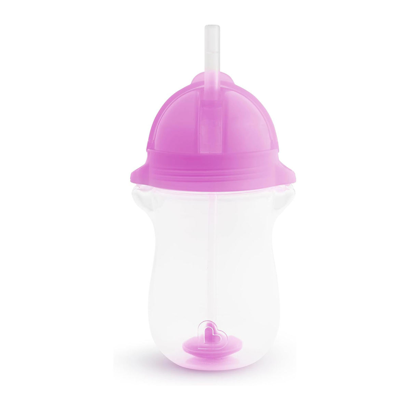 Ποτήρι Εκπαιδευτικό 296ml Με Καλαμάκι Munchkin Tip N Sip Tall Purple