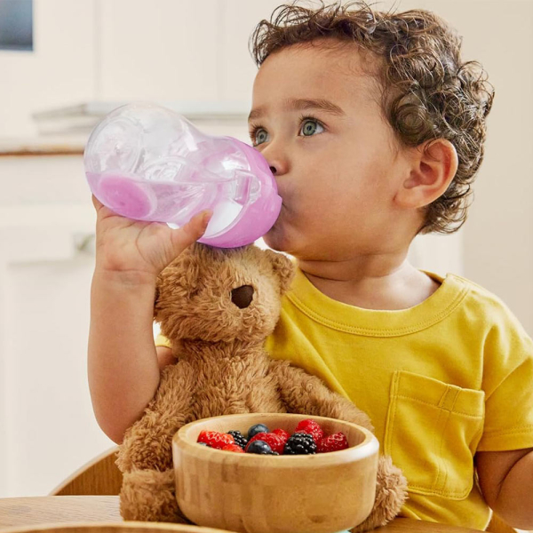 Ποτήρι Εκπαιδευτικό 296ml Με Καλαμάκι Munchkin Tip N Sip Tall Purple