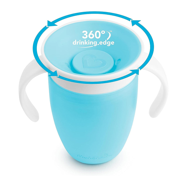 Ποτήρι Εκπαιδευτικό 207ml Munchkin Miracle 360 Blue