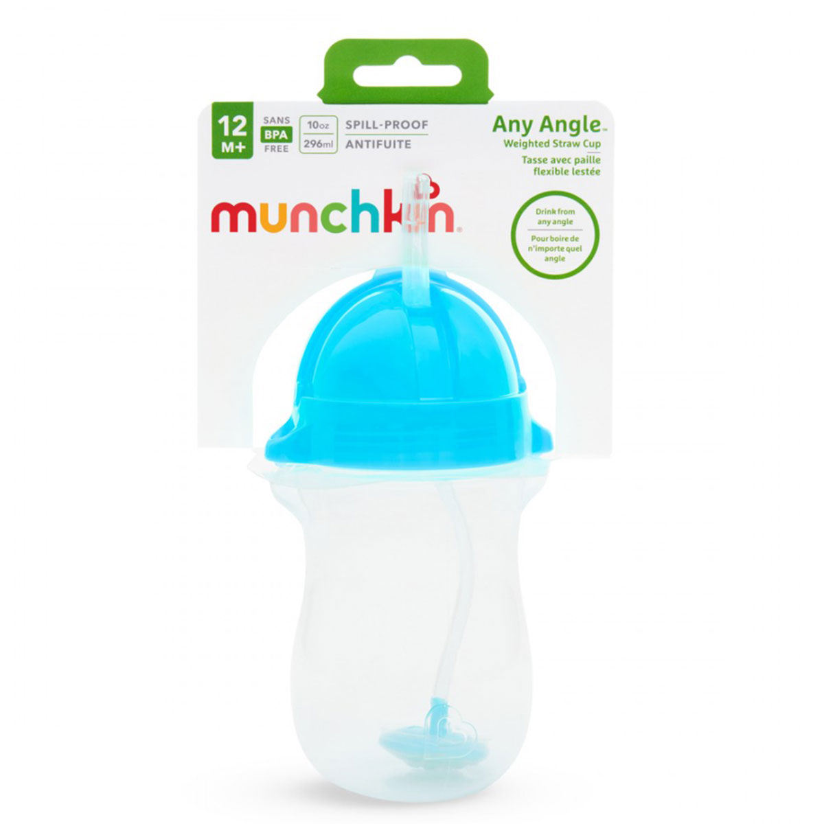 Ποτήρι Εκπαιδευτικό 296Ml με Καλαμάκι Munchkin Tip N Sip Tall Blue Home Παιδικά Είδη Φαγητού & Αξεσουάρ Σερβιρίσματος Spitishop