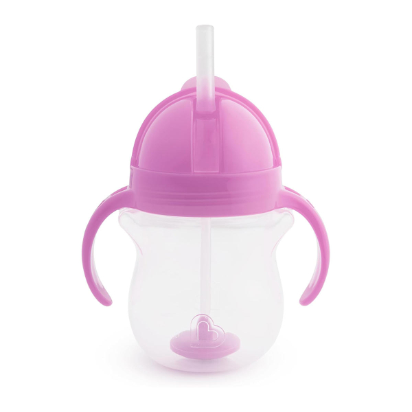 Ποτήρι Εκπαιδευτικό 207ml Με Καλαμάκι Munchkin Tip & Sip Cup Purple