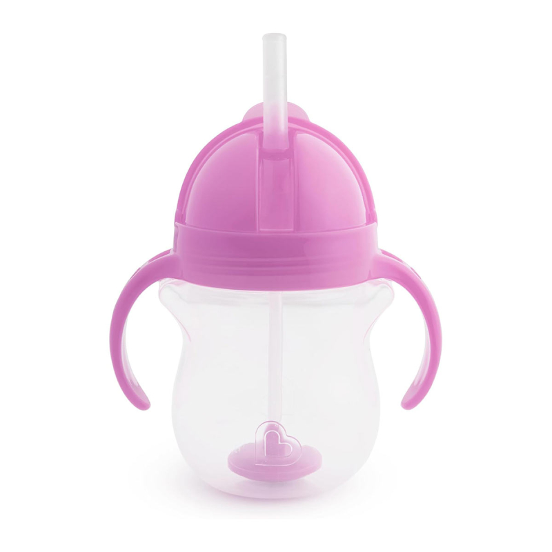 Ποτήρι Εκπαιδευτικό 207ml Με Καλαμάκι Munchkin Tip & Sip Cup Purple